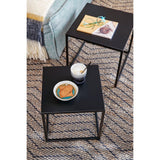 Tables d'appoint Goa Noir - mise en situation dans un salon moderne