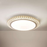 Plafond LED "Madison" Ø 48 cm, de nombreuses fonctions, en métal et en plastique, or, avec des LED intégrées, éclairage pour le salon ou le bureau
