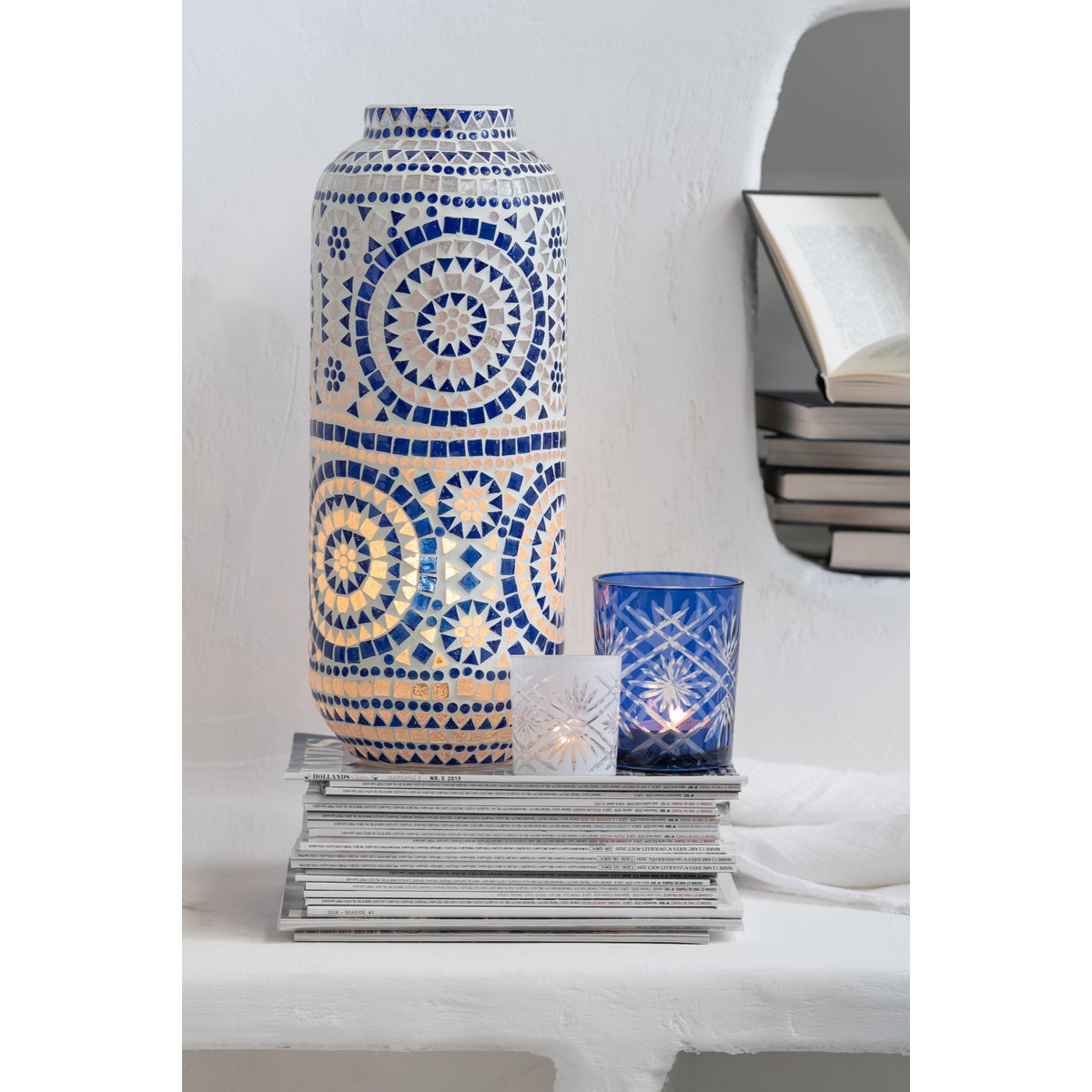 Lanterne J-Line Santorini, dimensions compactes