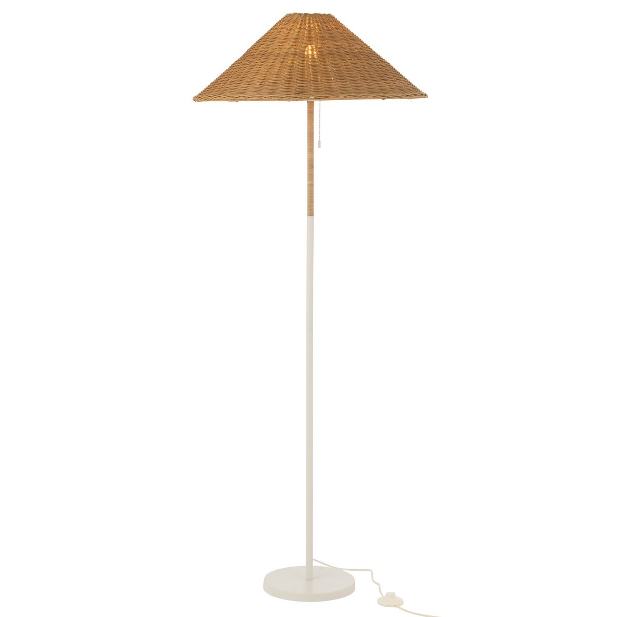 Détail du design contemporain de la lampe J-Line