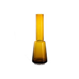 Grand vase au design moderne et classe de style rétro, couleur ambre, TYLER14AM