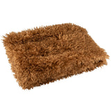 Couverture J-Line Moutie marron, élégante et douillette