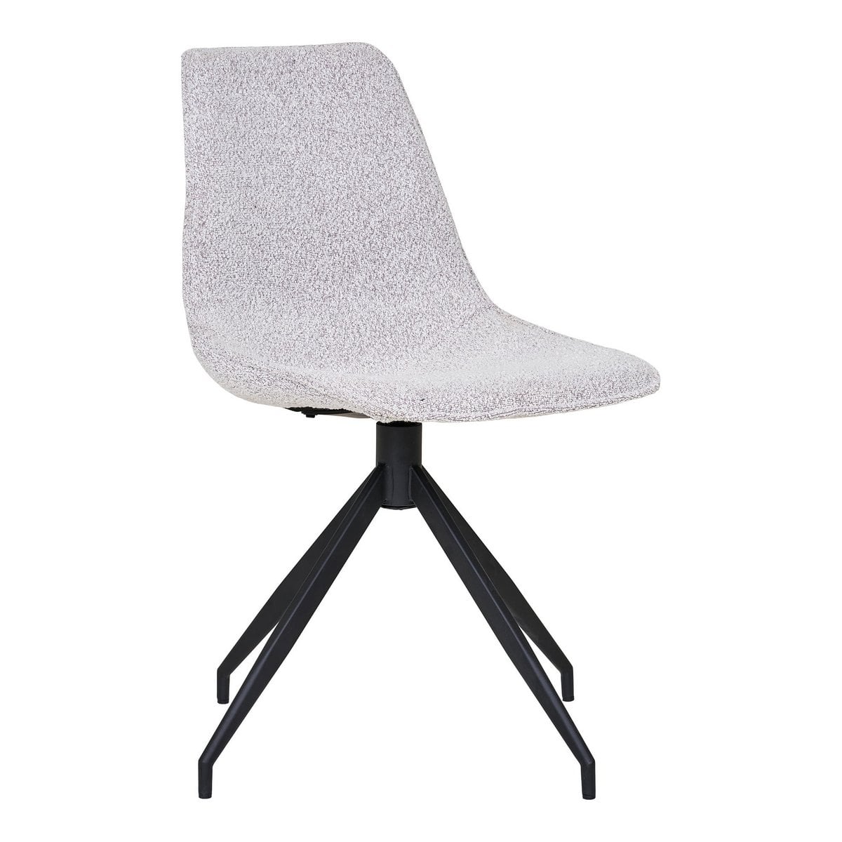 Chaise de salle à manger Monaco en sable avec revêtement bouclé