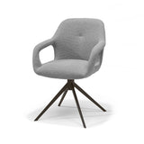 Move Armstoel Stof Sahara %23455 Gris - Fonction Relax - Structure Marron Anodique