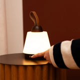Lampe rechargeable Liv marron foncé