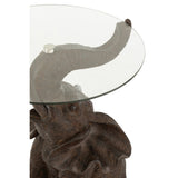 Table d'appoint J-Line dans un salon moderne, mise en scène