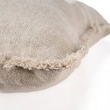 La Housse de Coussin Croix d'Ivoire - Blanc Naturel - 50x50