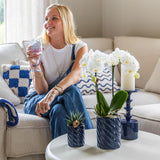 Home Kolibri | Candy Sierpot | Haut - bleu - Ø9cm
