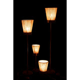 Base en métal du lampadaire Luna, finition élégante.