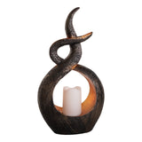 LED SOLAR Decol Light "Candle Flame", pour le plastique brun extérieur, LED intégré.