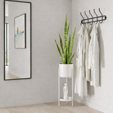 Pot de fleurs à l'intérieur de Colyn Blanc