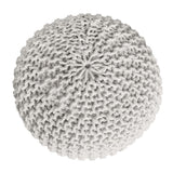 Pouf Set 3 pièces Ø 55 cm Coussin de sol taboure tabouret tabouret de siège de siège de siège tabouret
