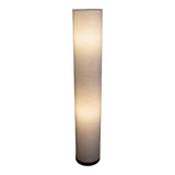 Lampe debout "Beate" Gray en métal et un souffleur de texte en gris, socket E27, lampe à manger pour salle à manger, salon, couloir ou bureau, environ 110 cm de haut