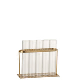 Vase 5 tubes J-Line, ambiance moderne sur une table