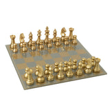 Plateau de jeu d'échecs J-Line, présentation sur table décorée