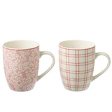 Boîte de 2 mugs J-Line, présentation chic et moderne