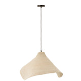 Lampe à suspension J-Line Cone illuminant un salon moderne