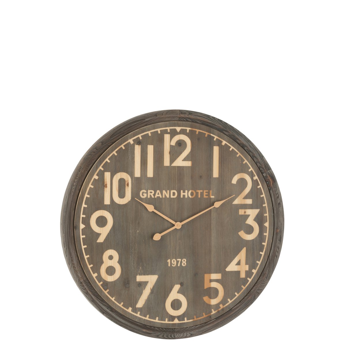 Horloge murale Grand Hotel J-Line dans un salon élégant