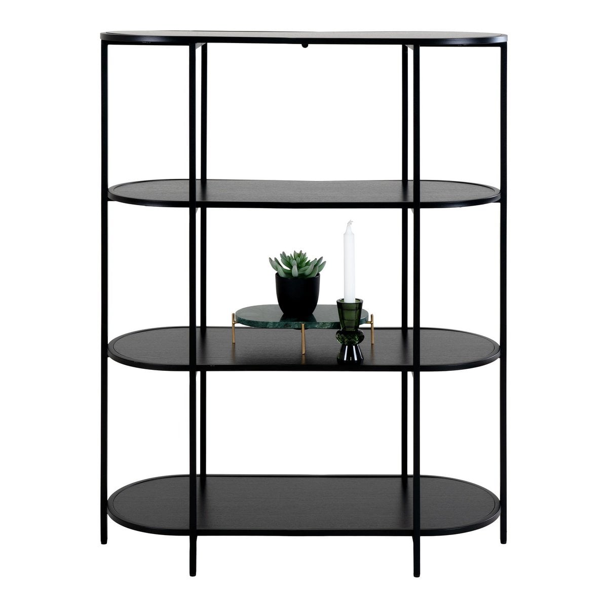 Étagère Vita Black dans un salon moderne