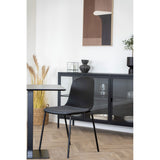 Chaise de salle à manger Madalena - Noir, 53x50x85cm - Lot de 2
