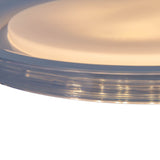 Plafond LED "Claire" Ø 50,5 cm, 7,5 cm de haut, métal et plastique en blanc, LED intégrée, 1600 lm, dimmable, fonction CCT, 3000-5000 K, fonction de lumière nocturne