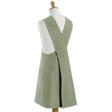 Tablier de cuisine japonais recyclé Haru Matcha 78 x 100
