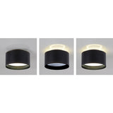 Spot LED "trios" Ø 14 cm noir, en métal et en plastique avec des LED intégrées