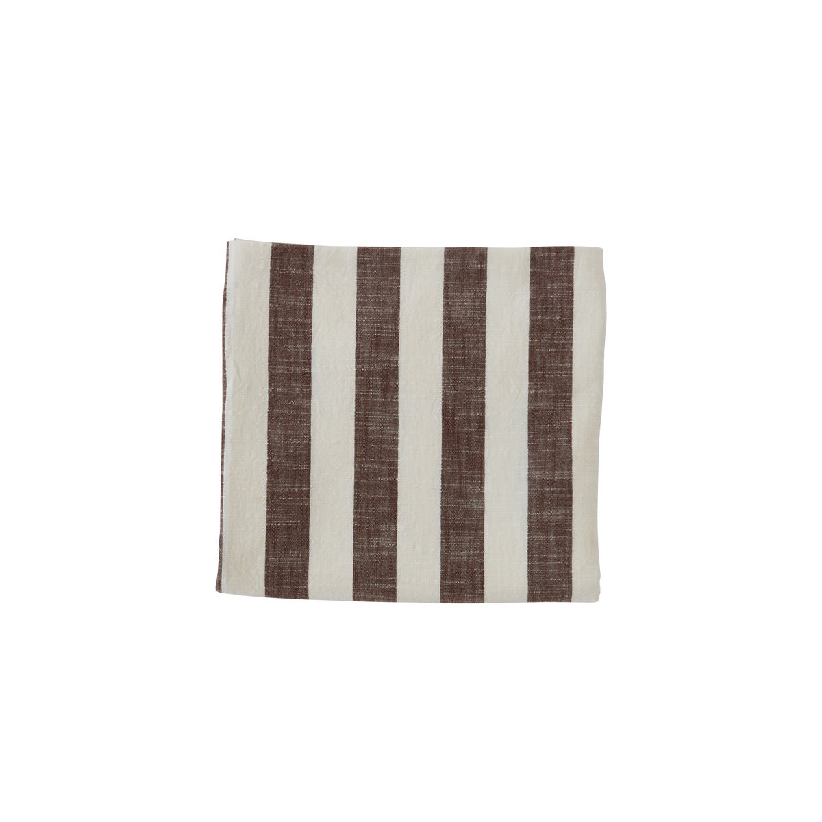 Nappe rayée en coton bio Choko - 200x140 cm, élégance et style