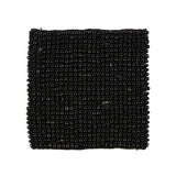 Dessous de verre Perles noir avec perles délicates