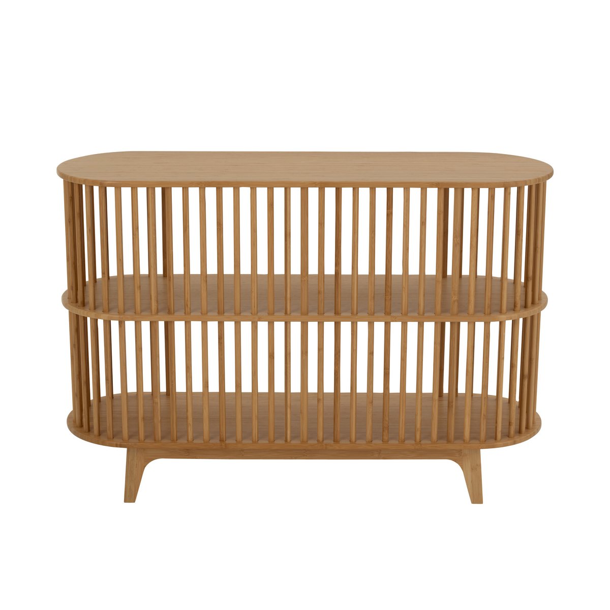 Buffet J-Line Live en bambou naturel - angle latéral