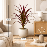 Plante Artificielle Bananier Rouge