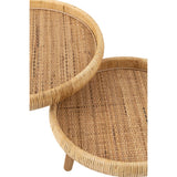 Table d'appoint J-Line Lurne avec décor scandinave