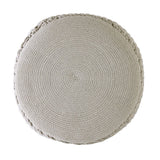 Selles mérinos pouf extérieur Ø40 H45cm Seat Pouf peut être rempli