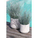 Set de 3 pots de fleurs Misty J-Line - détail céramique