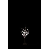 Détail du vase J-Line Carol, en verre marron, parfait pour fleurs