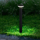 «Champignon" à douille externe LED, en métal et en plastique en anthracite, avec LED intégré
