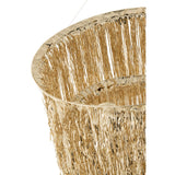 Détail de l'abat-jour J-Line Kandel Frankes en plastique doré