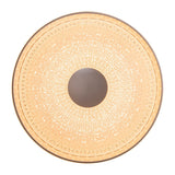 Plafond LED "Boise" Ø 51 cm avec de nombreuses fonctions, en métal et en plastique, blanc, avec des LED intégrées, éclairage pour le salon ou le bureau