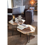 Table d'appoint J-Line dans un salon moderne