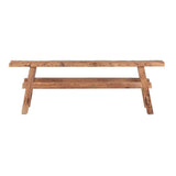 Banc rustique The Beauteous - Naturel