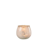 Photophore J-Line rose, détail du verre et de la couleur