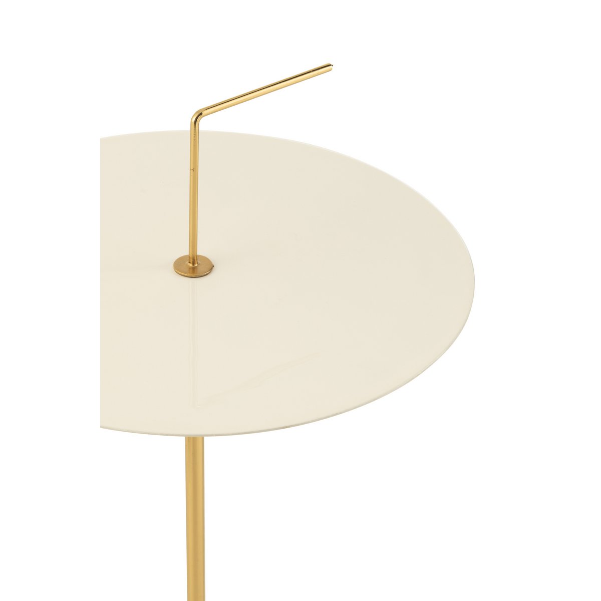 Table d'Appoint Disc J-Line dans un salon élégant