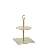 Tableau J-Line 2 Layer - design moderne en métal vert et or
