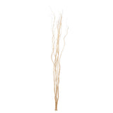 Vue détaillée de la branche décorative J-Line, mettant en valeur la texture du rotin doré.
