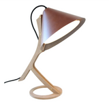 Lampe à poser SILENCE cuir revalorisé