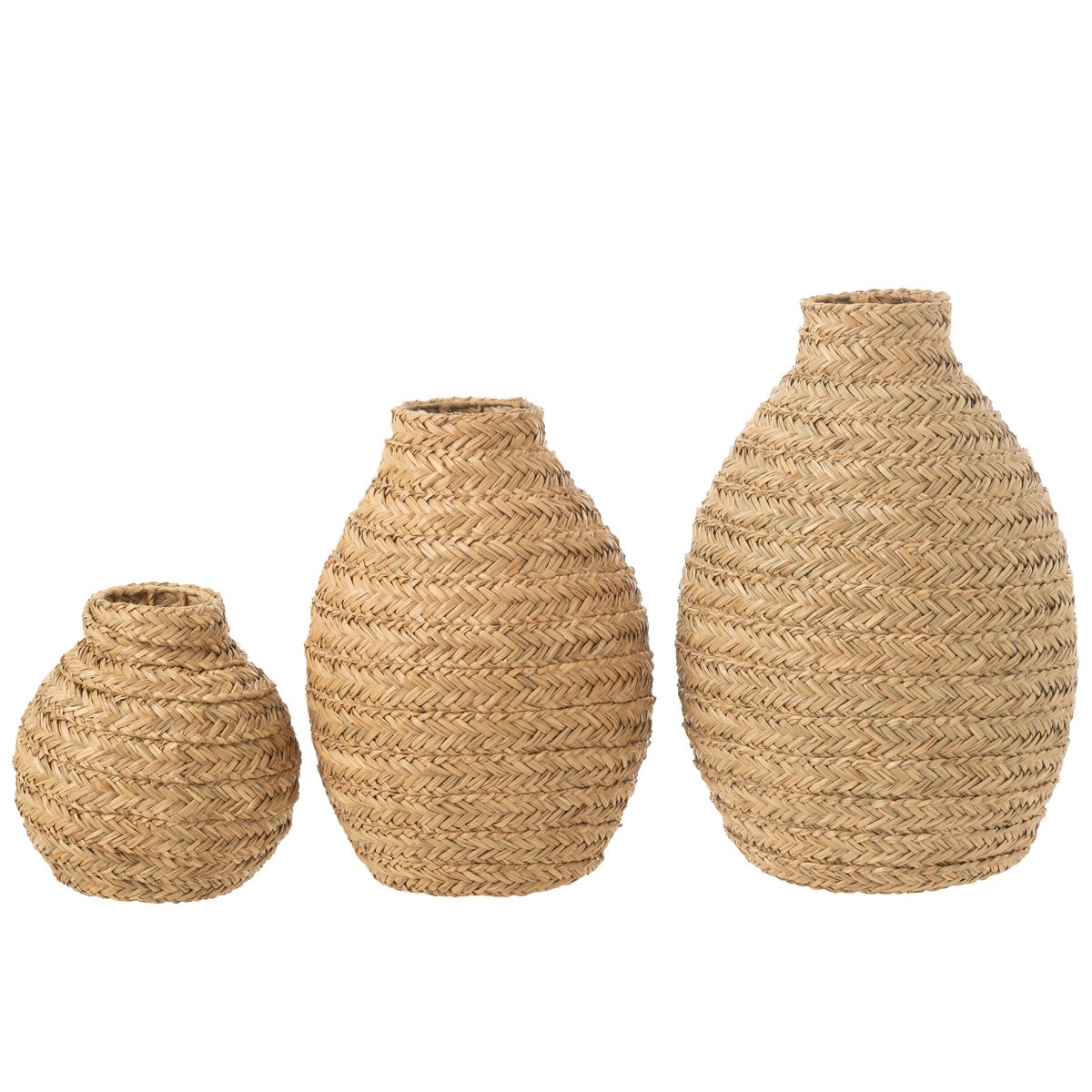 Vase J-Line sur une table, mettant en valeur son design élégant
