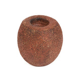 Bougeoir Cavestone en terre cuite avec bords doux et teintes terreuses