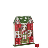 Vue latérale du Calendrier de l'Avent J-Line en bois