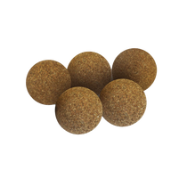 Lot de 5 balles de baby-foot en liège naturel Cornilleau