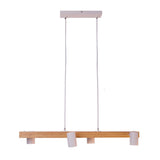 4 pendentif "Frida" blanc, lampe suspendue, métal, blanc, gu10, pendant lampe pour salle à manger, salon, couloir ou bureau, 80 cm de long